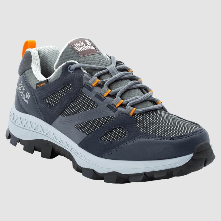 Zapatillas Senderismo Jack Wolfskin Downhill Texapore Low Mujer Azules Oscuro/Grises Mexico-4853196